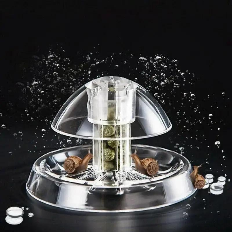 6/8 Cm Aquarium Fish Plant Tank Plastic Clear Snail Trap Catches Plants Planar Pest Catch Box Environment Clean Tool Supplies