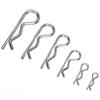 100PCS R Clip Assortment Kit Carbon Steel Hairpin Retaining Pin Clip M1 M1.2 M1.5 M1.85 M2 M2.5