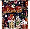 Coffee Cake Fruit Dessert Curtain, Coffee Shop Bakery Inspired Tasty Cupcake Pattern Rod Pocket Window Treatments for Bedroom