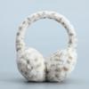 1PC Leopard Print Soft Plush Ear Warmers Winter Warm Earmuffs Fashion Earmuffs Outdoor Cold Folding Earmuffs