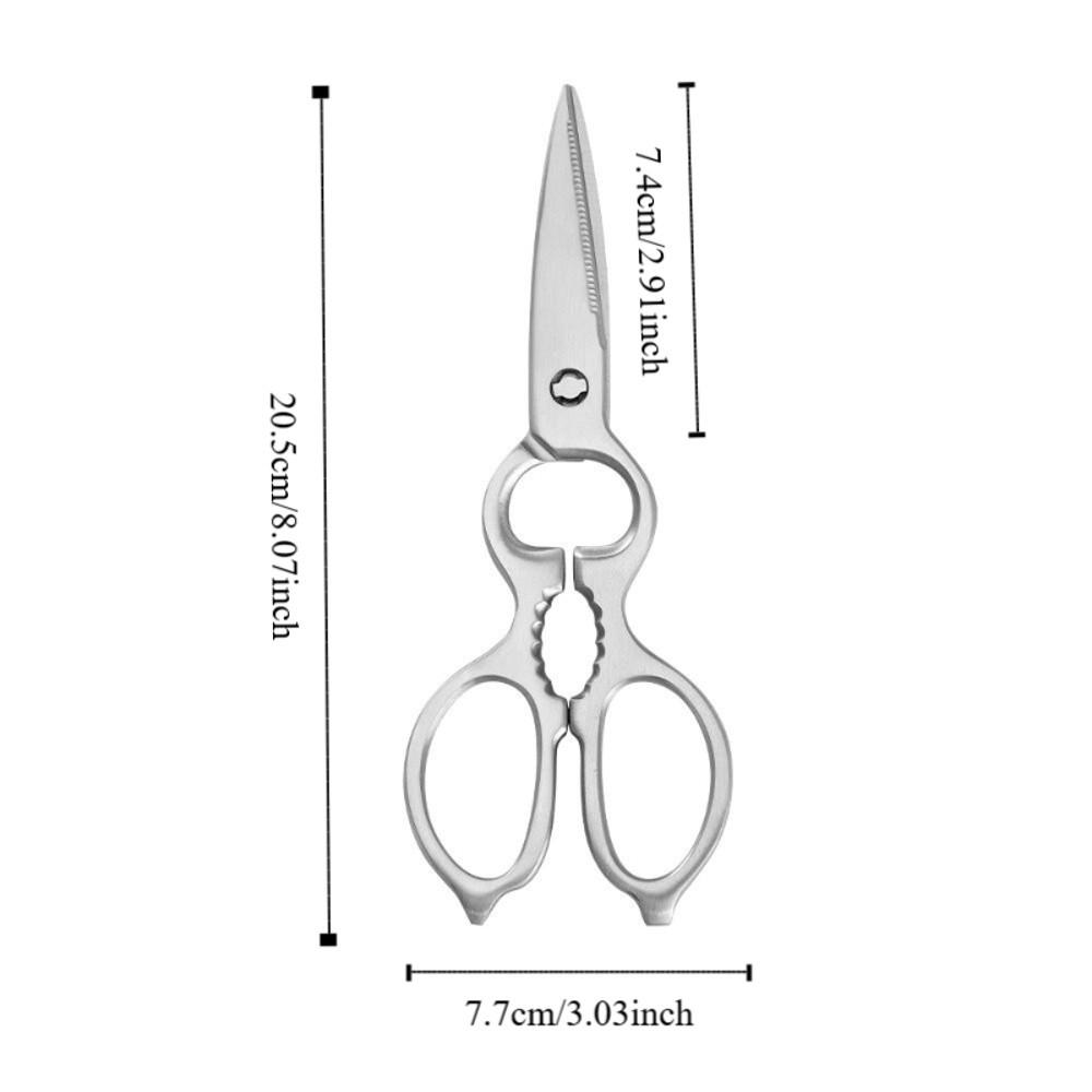 Gourd Shape BBQ Scissor Removable Chicken Bone Scissor Food Scissor Kitchen Scissor Fish