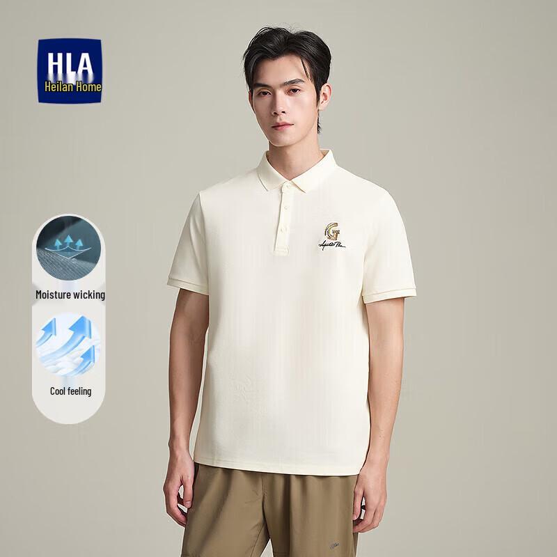 

HLA Men s Cooling Moisture-Wicking Short Sleeve Polo Shirt S