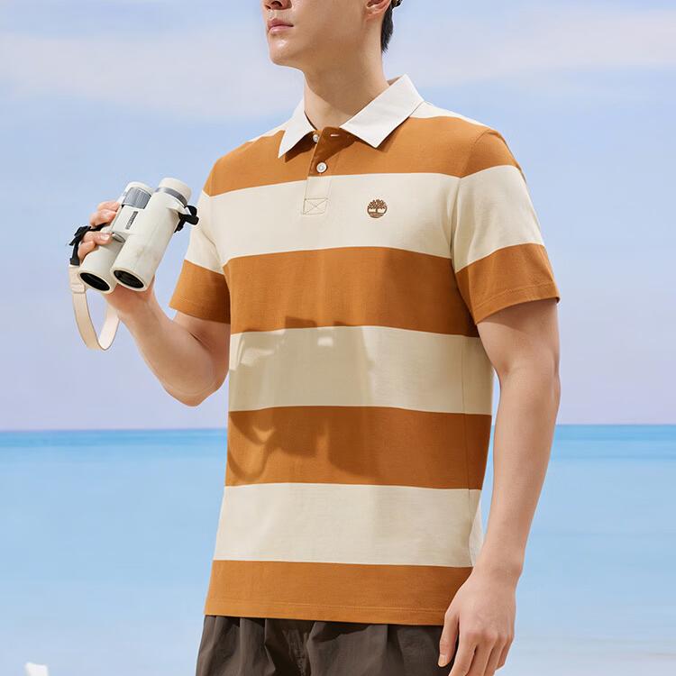 Timberland Outdoor Daily Commuting Comfortable Breathable Casual Short Sleeve Polo Shirt Men Tops A6BSR-ACO