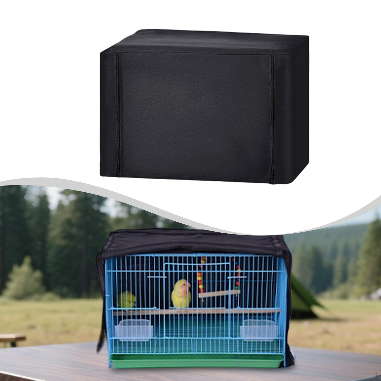 

Bird Cage Cover Dustproof Breathable Sunproof Washable Night Blackout for Macaw Lovebirds 50cmx35cmx33cm