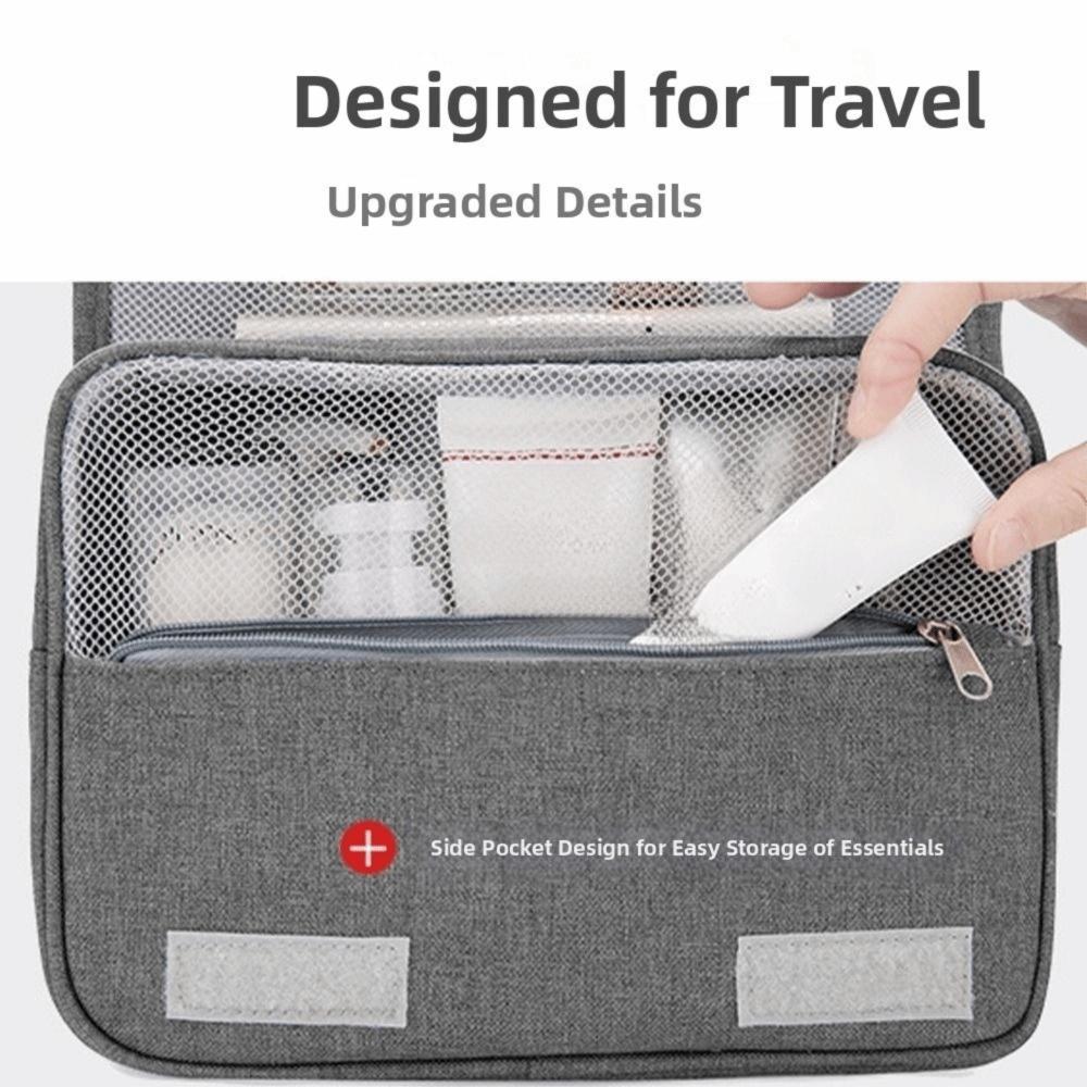 Waterproof Cosmetic Bag Multi-layer Dry Wet Separation Bag Fashion Makeup Bag  Travel Use