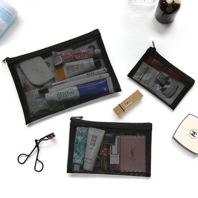 Zestaw 3 woreczków z siatki kwadratowej