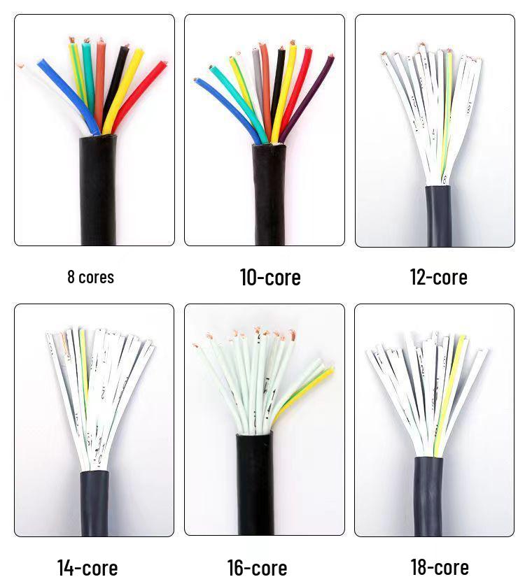 RVV Multicore Soft Sheathed Control Cable - 12 to 30 Cores