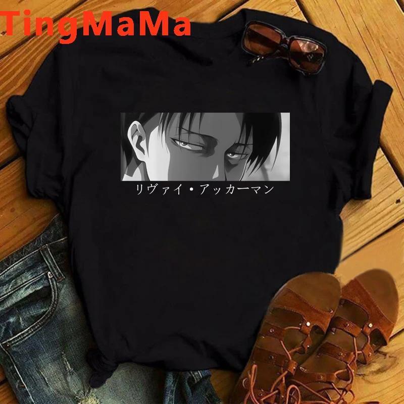 Japanese Anime Attack On Titan T Shirt Unisex Shingeki No Kyojin Eren Yeager T-shirt Cartoon Titans Attack Graphic Tshirt Unisex
