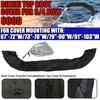 600D 3 BOW / 4BOW Bimini Top Boot Cover No Frame Boat Cover Waterproof Anti UV Boat Cover Dustproof Boat Accessories Black