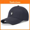 Label R Leather Mens Baseball Cap Quick Dry Sun Protect Fashion Outdoor Casual