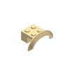 50pcs  Mudguard 98282 4x2 1/2x1 Building Blocks Kit Arch Rounded Vehicle Bricks Particle Puzzle Idea Toys Children Kid Gifts