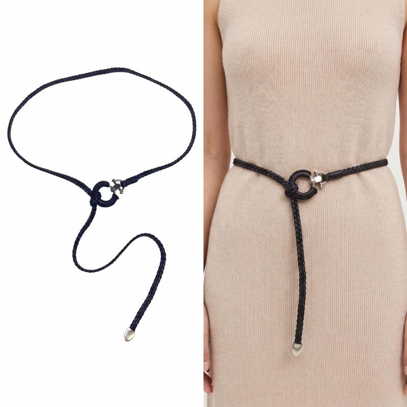 Waist Rope Thin Belt Women's Skirt Small Belt Extended Decorative Dress Design Sense Niche Summer Waist Chain Retro