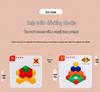Educational Wooden Puzzle Cubes for Children's Early Learning and Logical Thinking Development