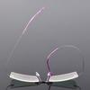 Lightweight Rimless Glasses Small Frame Memory Titanium Eyeglasses 5018 Spectacle Prescription -0.5 -1 -1.5 -2 -2.5 -3 -4 -5
