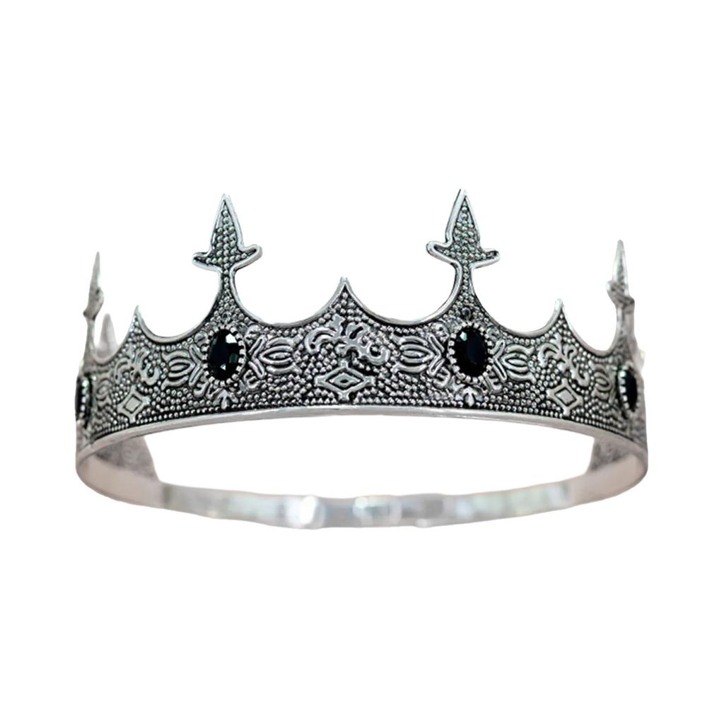 Elegantes Herren-Kopfschmuck-Diadem-Krone-Haarband für Cosplay und besondere Anlass-Themenveranstaltung-Verkleidung-Haarband