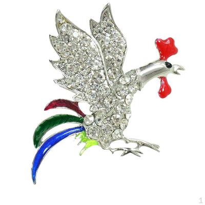 Broszka Pin Rhinestone Wielobarwny stanik na piersi