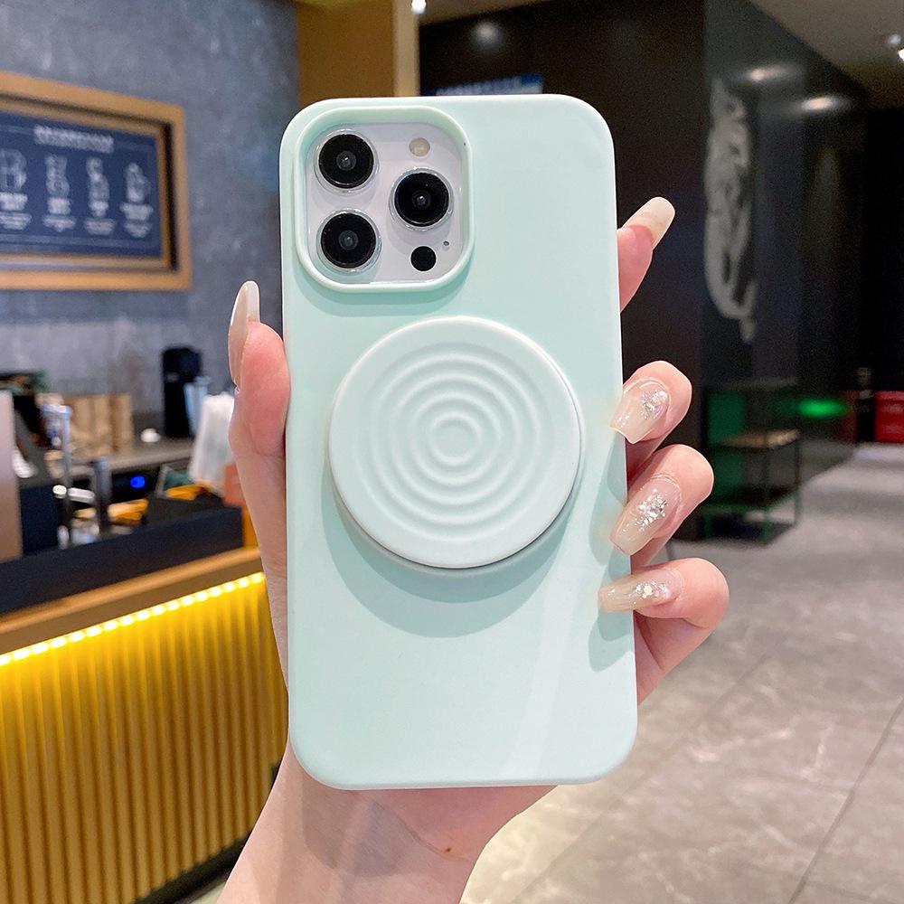 

Протиударний чохол-підставка Bo Yang для iPhone 17 - Рідкий силікон для Apple 16 Pro Max 17 Pro