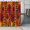 African Ethnic Flower Pattern Shower Curtains Geometry Bathroom Curtain Fabric Waterproof Polyester For Bathtub Decor With Hooks
