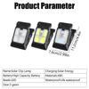 LED Solar Clip Light Portable Waterproof Body Sensor Lamp Courtyard Garden Lamp Patio Home Wall Lights For Outdoor Camping