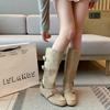 Inner heightening western cowboy boots women's new autumn and winter two-wear foldable belt buckle versatile fashion boots