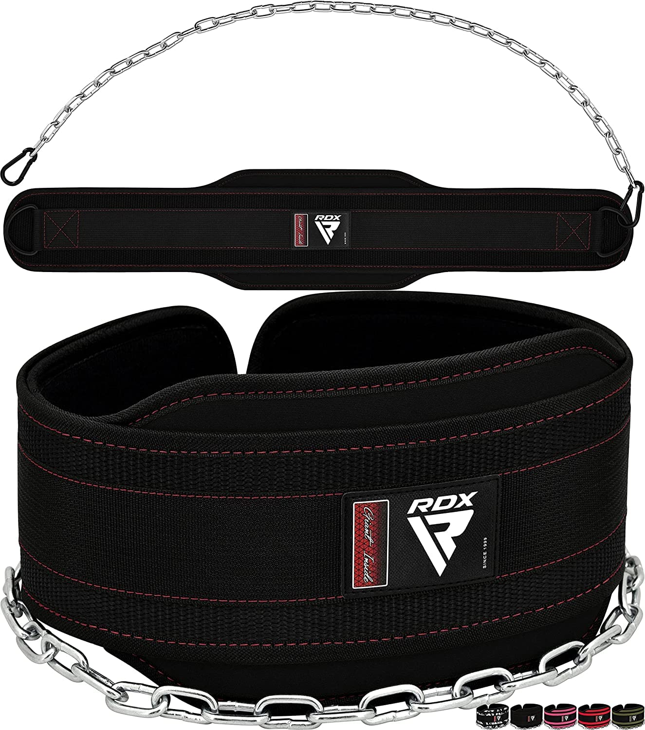 

RDX Dipping Belt Тренировочный пояс с тренировочным поясом для мужчин и [повышение эффективности] Цепь, пояс, подтягивания, отжимания на брусьях, приседания, подтягивания, женщины,