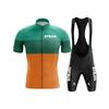 Mens Cycling Jersey Set Breathable Quick-Dry Short Sleeve Bike Sportwear Fit Comfortable