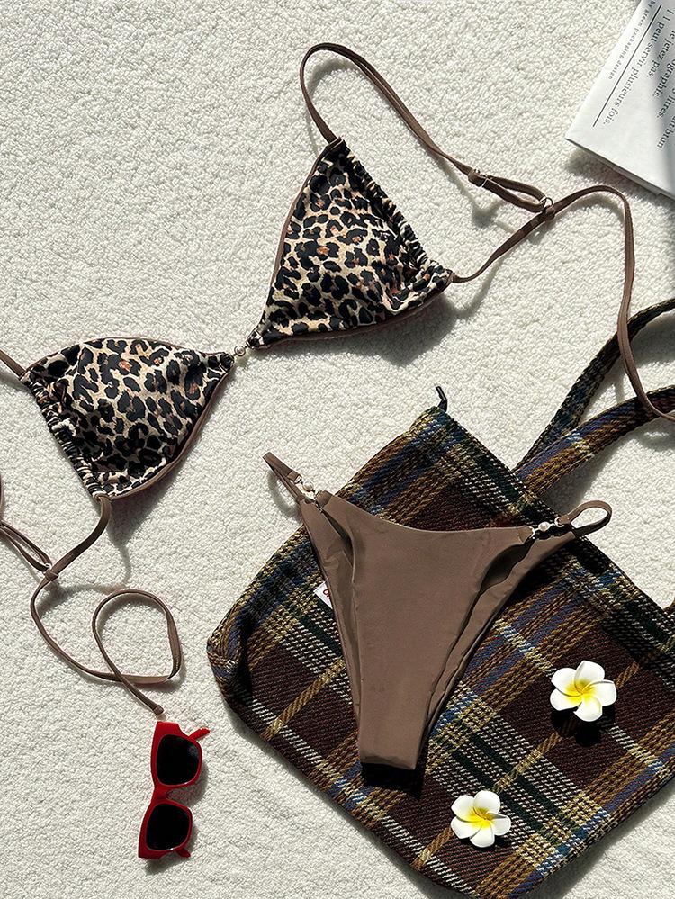 

Модный европейский и американский купальник на шнуровке 2025: Женский сексуальный купальник для пляжа XS