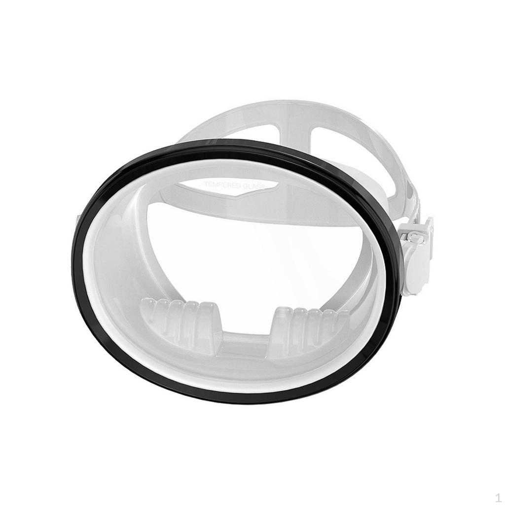 FullCovering Diving Facepiece AntiLeak Full Face Adjustable for Divers, Snorkelers,