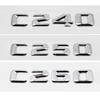 3D Body Letter Stickers Rear Badge for Mercedes Benz C240 C250 C260 C280 C300 C320 C350 C400 C500 C Class Exterior Accessories