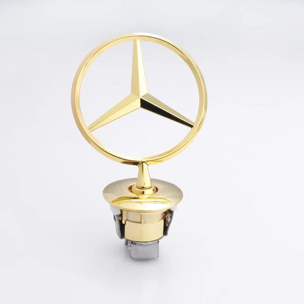 2025 Heiß Für Mercedes Benz Metallstern Motorhauben-Logo Emblem Plakette Für Mercedes/Benz W204 W205 W203 W211 W212 W213 W201 W210 C1