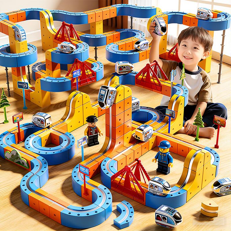 Anti-Gravity Magnetic Track Car Toy