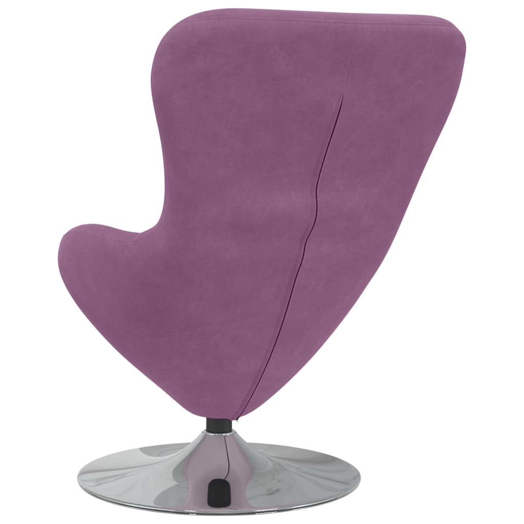 Egg Chair Purple Velvet