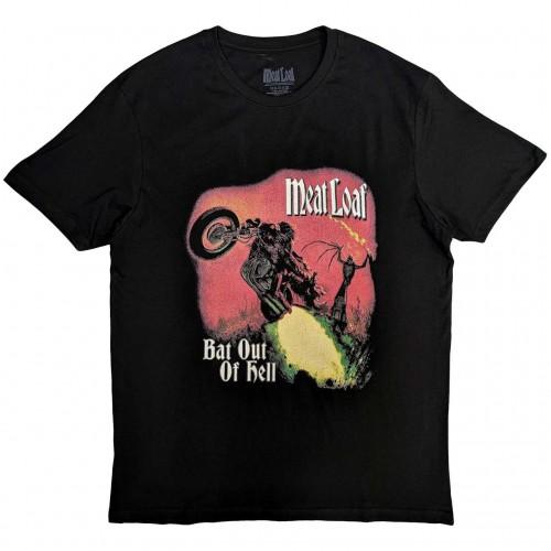 Meat Loaf Unisex Adult Bat Out Of Hell Potah Bavlna na zádech Tričko s potiskem