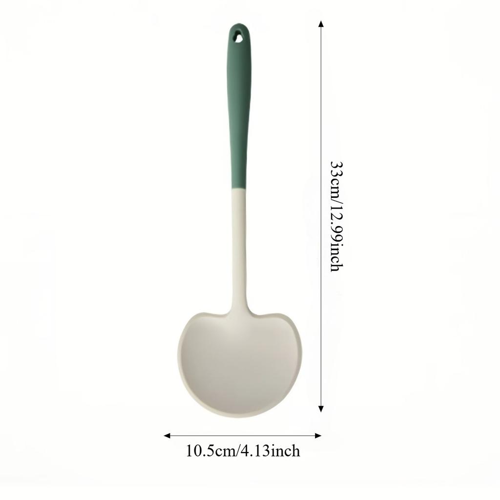 1pc Silicone Mushroom-shaped Long-handled Spatula, Non-stick Pan Spatula, High-temperature Resistant Stir-frying Spatula