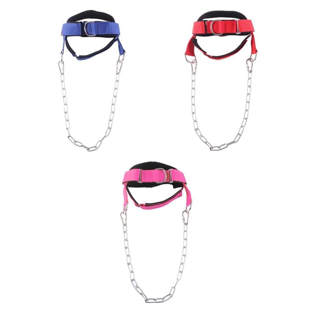 Head Harness for Weight Lifting for Strengthening Support Wide Padded Strap