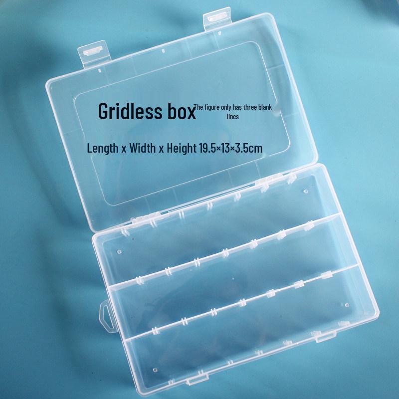 PP Transparent Dustproof Lock Box for Jewelry, Keys, Electronic Parts, and Ornaments