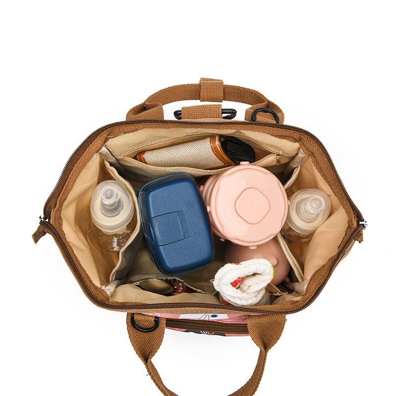 Compact Graffiti Mom & Baby Bag - Crossbody, Shoulder & Stroller Backpack with Insulation