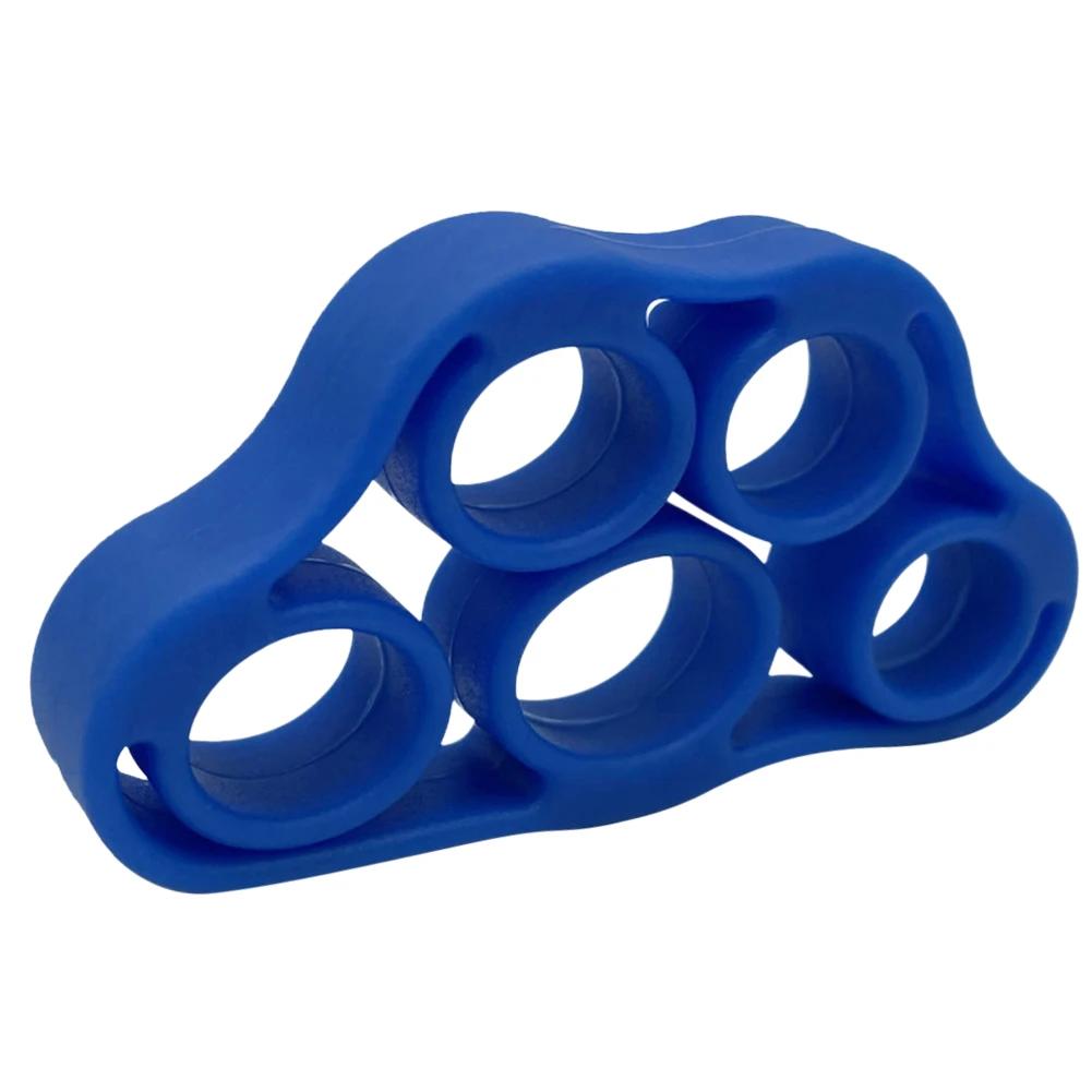 5 Finger Finger Strength Grip Band Elastic Silicone Wrist Gripper Band Mini Portable Muscle Building for Rehabilitation Training