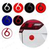 3D Metal Middle B-Pillar Trim Panel Beats Magic Sound Emblem Car Rear Bumper Trunk Side Badge Sticker For Golf Polo Jetta Passat