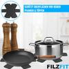 FILZFIT Pan Protector Felt Scratch Protection Stack Protection Pot Protector Pot Protector 5-pack