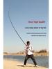 Multi-Section Carbon Casting Rod for Big Fish with Large Guide Rings