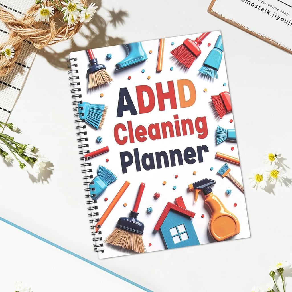 Adhd Cleaning Planner For Adults And Teens Adhd Cleaning And Organizing Planner Cleaning Schedule And Checklist Notebook List Daily Weekly Monthly