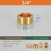 Brass 1/8" 1/4" 3/8" 1/2" 3/4" 1"- 2" BSP Male Thread Blanking End Cap Stop Plugs End Screw On Fitting Coupler Connector Adapter