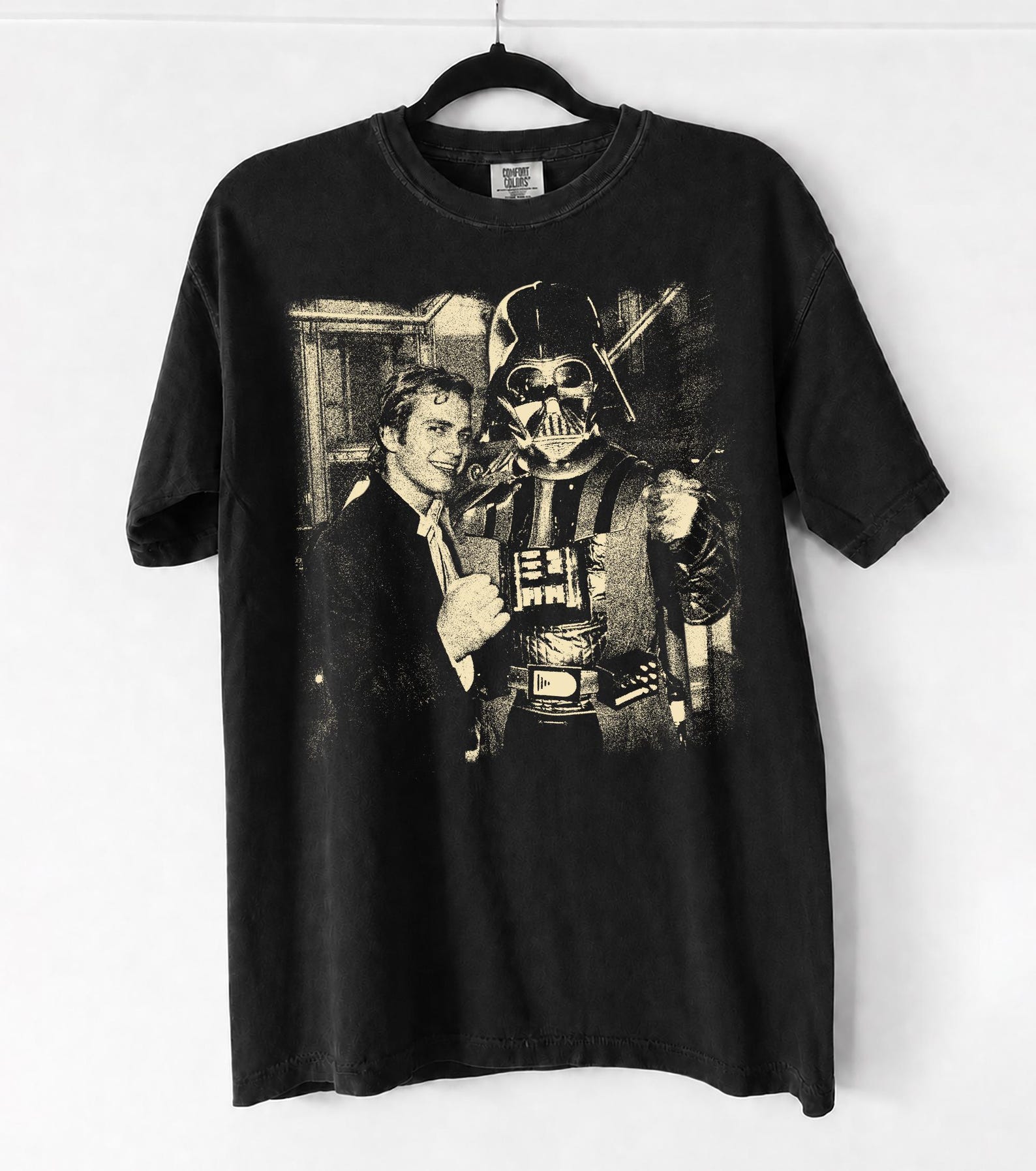 Vintage Anakin Skywalker & Darth Vader Shirt, Retro Hayden Christensen Graphic T-Shirt, Star Wars Chosen One Tee, Dark Side Jedi Fan Gift S