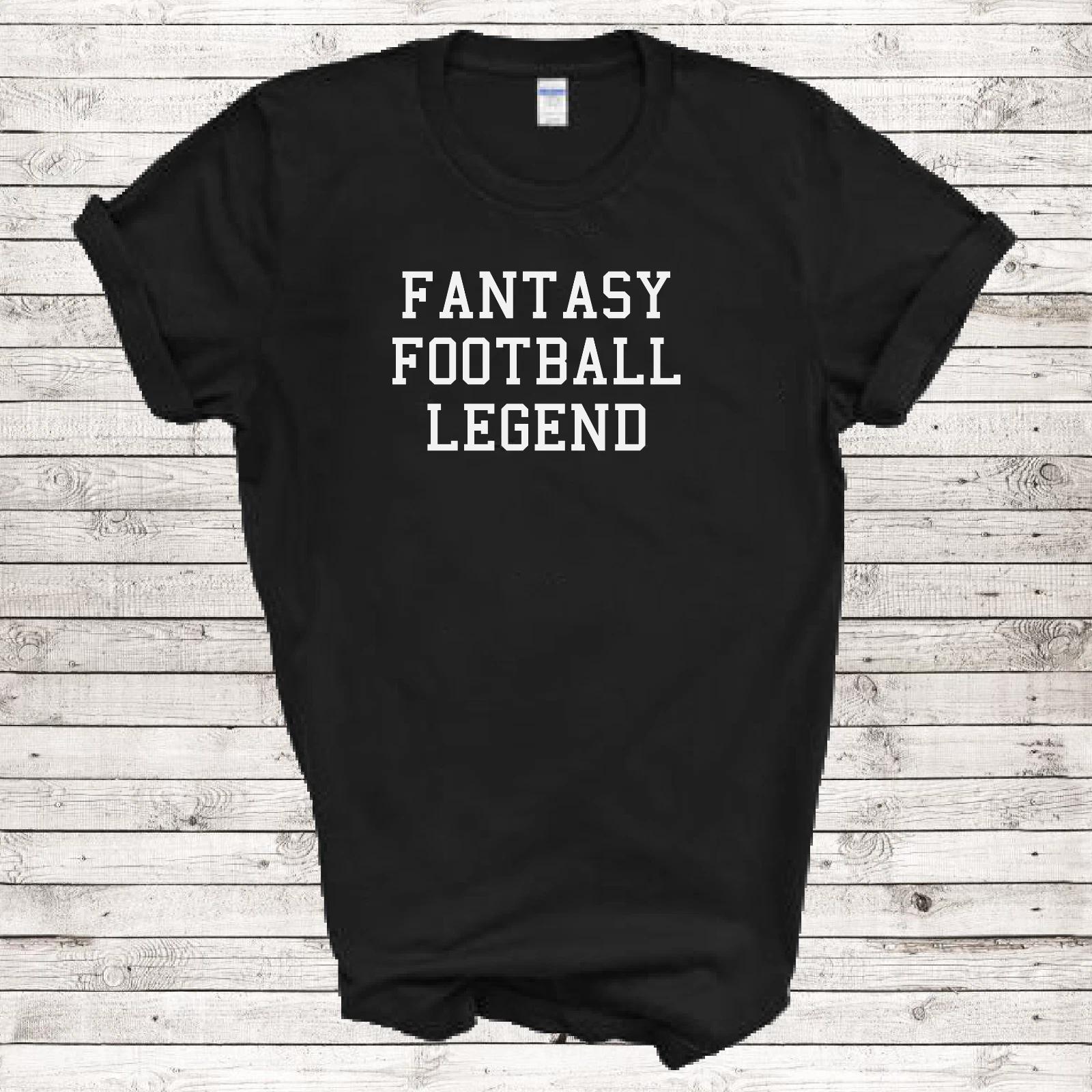 Fantasy Football Legend The League Team Black Cotton T-Shirt S