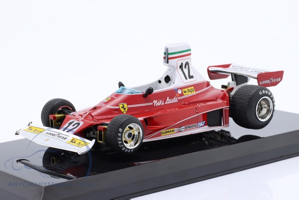 

F1 Ники Лауда масштабная литая модель Ferrari World блистерная упаковка 1/24 автомобиль, 312T, Чемпион, 1975, [Б/у]