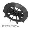 Small     Fan Blade, 14mm   Vane Low Noise Plastic Direct On Line Motor Blade Blade 150mm Outer Diameter