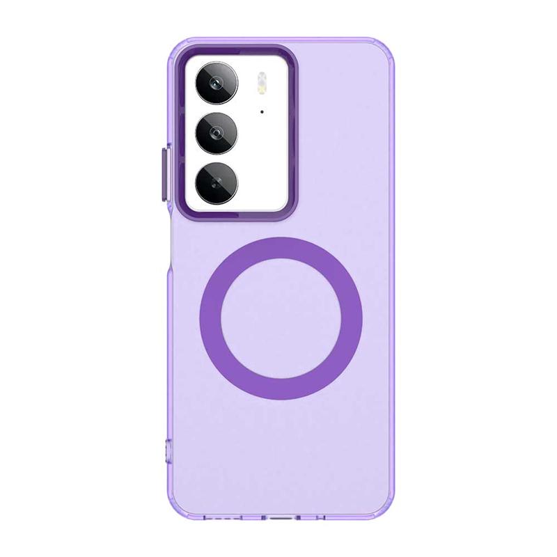 Για Realme C75 Θήκη Κάλυμμα Realme C75 Capas Πίσω Μέρος Τηλεφώνου Ασύρματη Φόρτιση Δακτυλιοειδής Μαγνητική Ματ Διαφανής Θήκη OPPO Realme C75