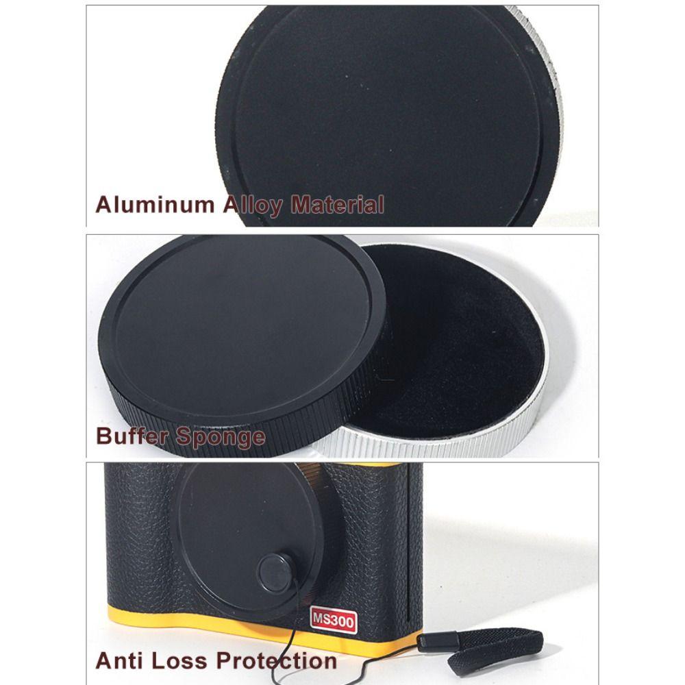 Aluminium Alloy Instant Camera Lens Cover Waterproof Dustproof Lens Protector Buffer Sponge Anti Lost for Kodak MS300 / C300R