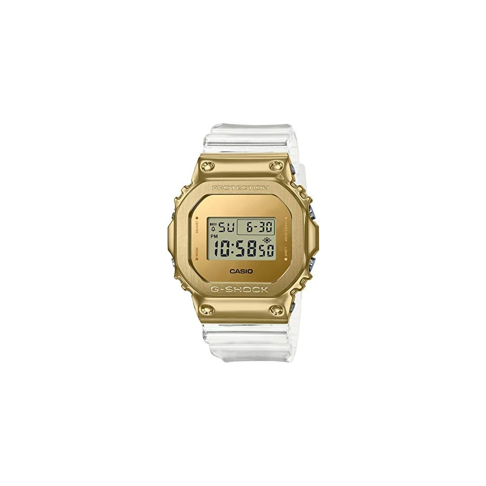 Мужские часы Casio G-Shock GM-5600SG-9JF Прозрачные с металлическим покрытием